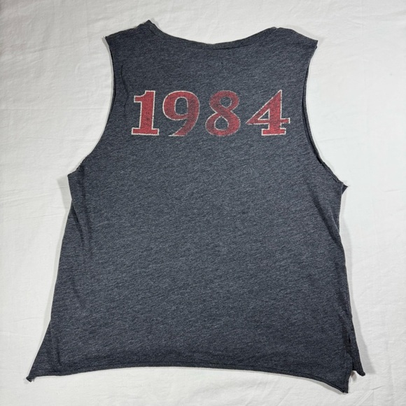 Rare Abercrombie & Fitch Gray Graphic Sleeveless Tee - Picture 2 of 6